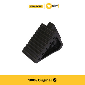 [EZM.1000552] Krisbow Wheel Chock Penahan Ban 20X10X15 Cm - Hitam