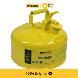 [EZM.1000723] Krisbow Safety Can Diesel Kontainer Penyimpanan Solar 9.5 L