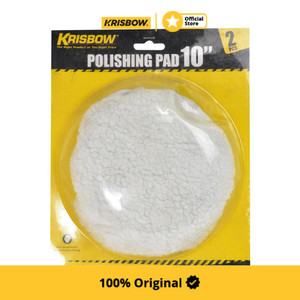 [EZM.1000733] Krisbow Bantalan Mesin Poles Wool & Spons 10 Inci
