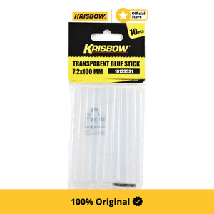 [EZM.1000852] Krisbow Glue Stick Refill Lem Tembak 7.2X100Mm Transparan