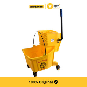 [EZM.1000864] Krisbow Bucket Wringer Ember Pel Peras 24 Ltr