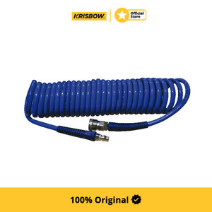 [EZM.1000889] Krisbow Selang Recoil Hose 7,5 M Crrb7 - Biru