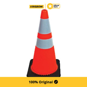 [EZM.1000934] Krisbow Traffic Cone Kerucut Lalu Lintas Pvc 70 Cm - Oranye