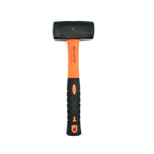 [EZM.1000993] Krisbow Stonning Hammer Palu Batu Pegangan Fiberglass 1500Gr