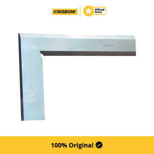 [EZM.1001013] Krisbow Bevel Edge Square Penggaris Siku Stainless 20X13 Cm
