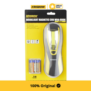 [EZM.1001046] Krisbow Senter Led Dengan Pengait 200 Lm 3Xaa