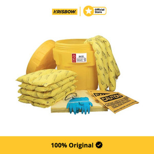 [EZM.1001089] krisbow drum overpack spill kit 81.3 ltr - kuning