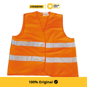 [EZM.1001093] Krisbow Safety Vest Rompi Pengaman All Size - Oranye
