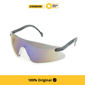 [EZM.1001127] Krisbow Spectacle Kacamata Safety + Nosepad (Lensa Biru)