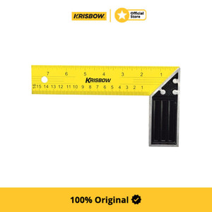 [EZM.1001132] Krisbow Try Square Penggaris Siku Besi 20 Cm