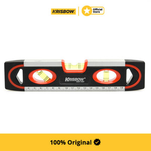 [EZM.1001139] Krisbow Torpedo Level Waterpas Magnet 225Mm W/Magnet Lrlt1
