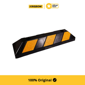 [EZM.1001176] Krisbow Wheel Stopper Penahan Ban Reflect 55X15X10 Cm Kuning