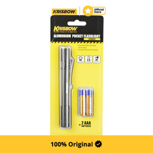[EZM.1001448] Krisbow Senter Pocket Cree Led Mini Aluminium 40 Lm 2Xaaa