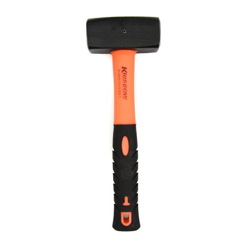 [EZM.1001488] Krisbow Stonning Hammer Palu Batu Pegangan Fiberglass 1250Gr