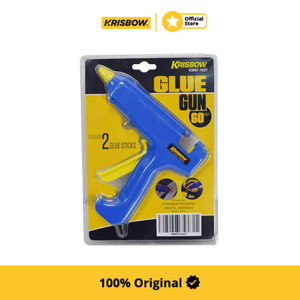 [EZM.1001564] Krisbow Glue Gun Lem Tembak 60 Watt 11Mm - Biru