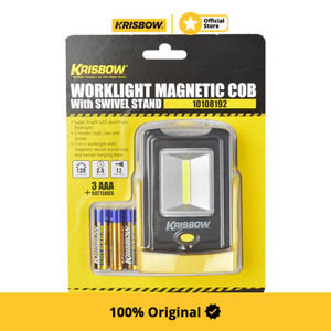 [EZM.1001568] Krisbow Worklight Lampu Kerja Led Cob Swivel Stand 120 Lm
