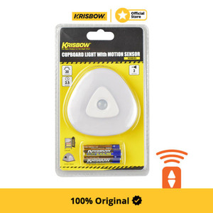 [EZM.1001571] Krisbow Push Light Lampu Cupboard W/ Sensor Gerak 10 Lm