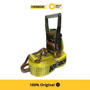 [EZM.1001589] Krisbow Tali Pengikat Barang Tie Down Dj 5T 5 cm X 10 mtr Multifuncional Rope Ratchet Tie Down Aksesoris Pengikat Serbaguna