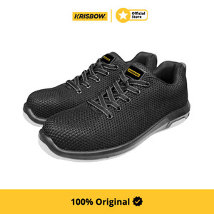 [EZM.1001633] Krisbow Safety Shoes Sepatu Pengaman Ares Ukuran 39 - Hitam