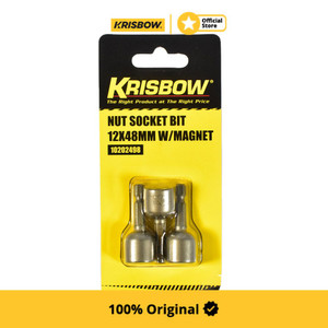 [EZM.1001643] Krisbow Set Mata Kunci Socket 12X48Mm W/ Magnet Iranb12 3Pcs