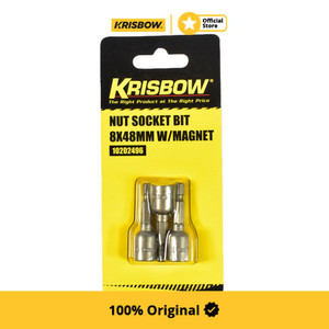 [EZM.1001665] Krisbow Set Mata Kunci Socket 8X48Mm 3 Pcs Magnet Iranb08