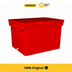 [EZM.1001685] Krisbow Cooler Box Mrcb-120R 60 Ltr - Merah