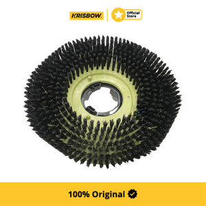 [EZM.1001687] Krisbow Part Hard Brush Mesin Scrubber & Polisher 17 Inci