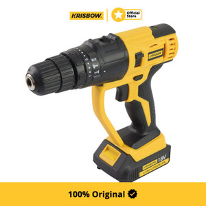 [EZM.1001700] Krisbow Bor Listrik Cordless Multi Head 18v Ircmh01 - Kuning