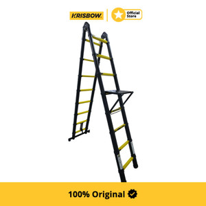 [EZM.1001704] Krisbow Ladder Tangga Teleskopik Ganda 5 Mtr Prltd5014