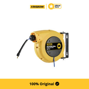 [EZM.1001720] Krisbow Air Hose Reel Kompresor Hybrid Polymer 6Mtr Ertih6