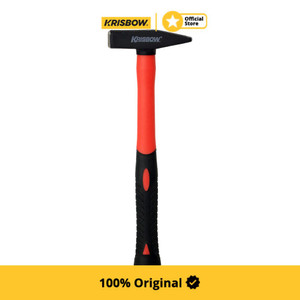 [EZM.1001723] Krisbow Hammer Palu Masinis 300 Gr Rubber Grip Lrmh3 - Merah