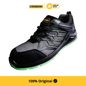 [EZM.1001766] Krisbow Sepatu Safety Shoes Thoosa Ukuran 43 - Hitam