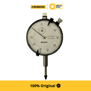 [EZM.1001792] Krisbow Alat Ukur Dial Indikator 0-10 Mm/0,01 Mm