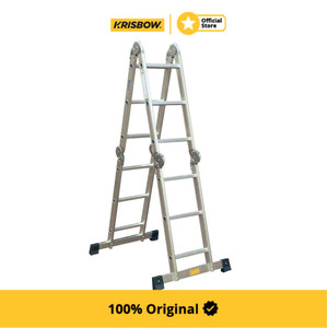 [EZM.1001944] Krisbow Ladder Tangga Lipat Aluminium 3.3 Mtr