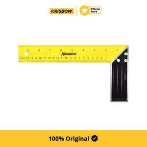 [EZM.1001952] Krisbow Try Square Penggaris Siku Besi 25 Cm