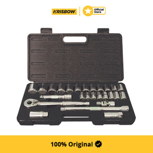 [EZM.1001957] Krisbow Set Kunci Socket 1/2 Inchi 5/16-1.1/4 Inchi