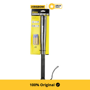 [EZM.1001965] Krisbow Senter Flashlight Led Aluminium 300 Lm 4Xaa