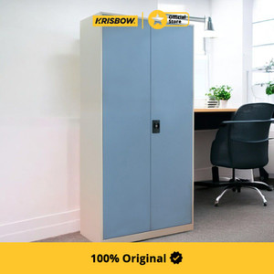 [EZM.1001973] Krisbow File Cabinet Lemari Kantor 2 Pintu - Biru