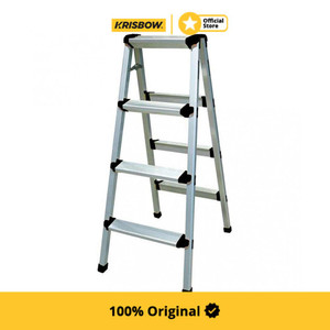 [EZM.1002008] Krisbow Ladder Step Tangga Aluminium 5 Step 1.3 Mtr