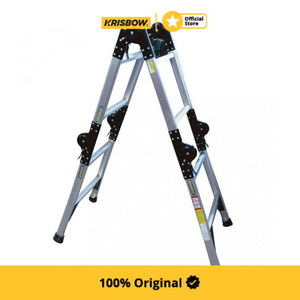 [EZM.1002050] Krisbow Ladder Tangga Lipat Aluminium 6.2 Meter