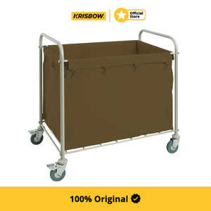[EZM.1002057] Krisbow Troli Laundry Trolley Kanvas 92X56X91Cm