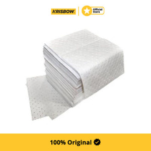 [EZM.1002070] Krisbow Set Absorbent Pad Oil 50X40 Cm 100 Pcs - Putih