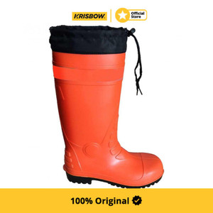 [EZM.1002083] Krisbow Safety Boot Pvc With Reflektor Xl - Oranye Srsb30Xlo