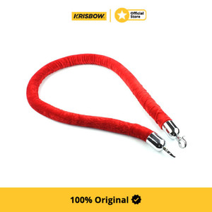 [EZM.1002087] Krisbow Handrail Tali Tiang Antrian -Merah/ Silver