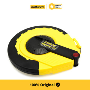 [EZM.1002120] Krisbow Measuring Tape Meteran Fiberglass 50M Lrmtf5