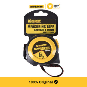 [EZM.1002122] Krisbow Measuring Tape Meteran 1,9 Cm X 5 M