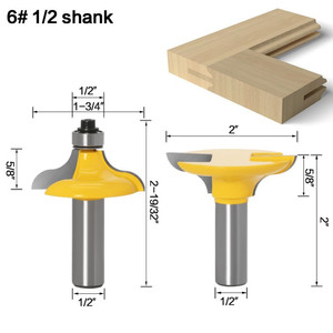 [EZM.2600006] MASTER BIT MATA PROFIL ROUTER NO.6 SOLID WOOD KNIFE 1/2"