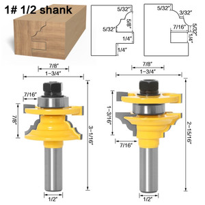 [EZM.2600017] MASTER BIT MATA PROFIL ROUTER NO.1 FRAME TENON CUTTER 1/2"