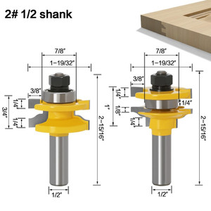 [EZM.2600019] MASTER BIT MATA PROFIL ROUTER NO.2 LARGE WEST TENON KNIFE 1/2"