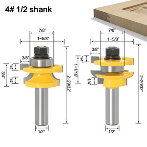 [EZM.2600030] MASTER BIT MATA PROFIL ROUTER NO 4 NAIL MORTISE AND TENON CUTTER 1/2"